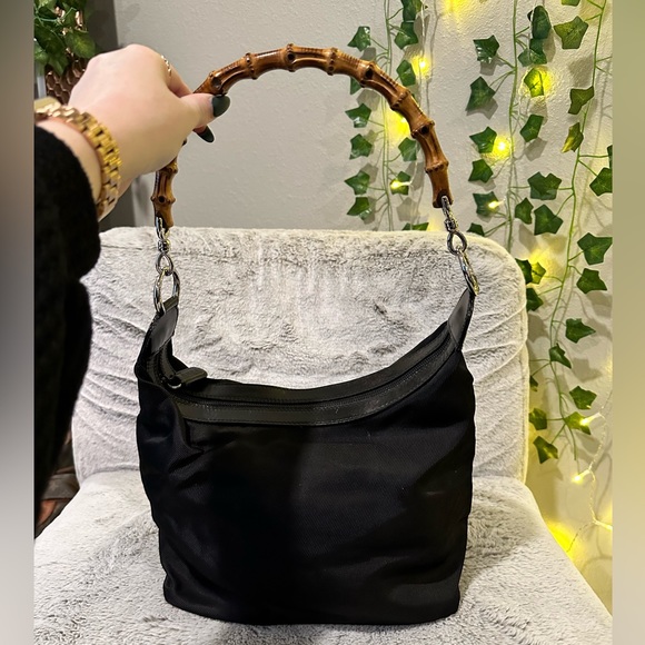 Gucci Handbags - Authentic Gucci Bamboo Shoulder Bag